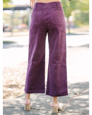 Purple Corduroy Pants