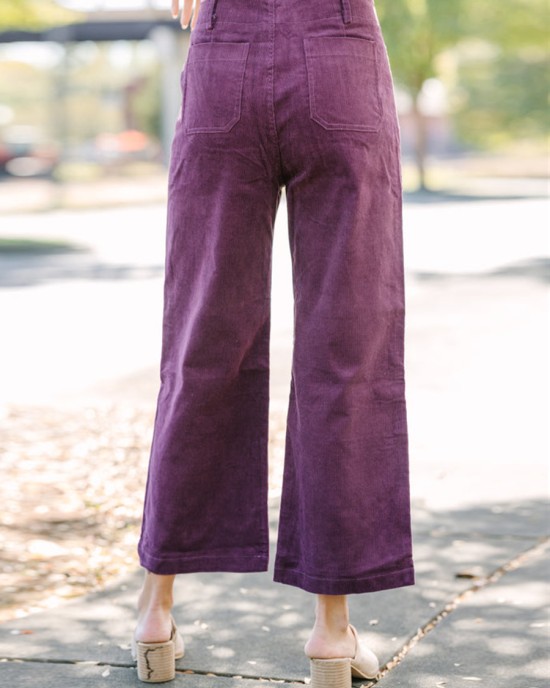 Purple Corduroy Pants