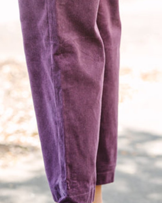 Purple Corduroy Pants