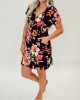 Tropical floral pattern dress