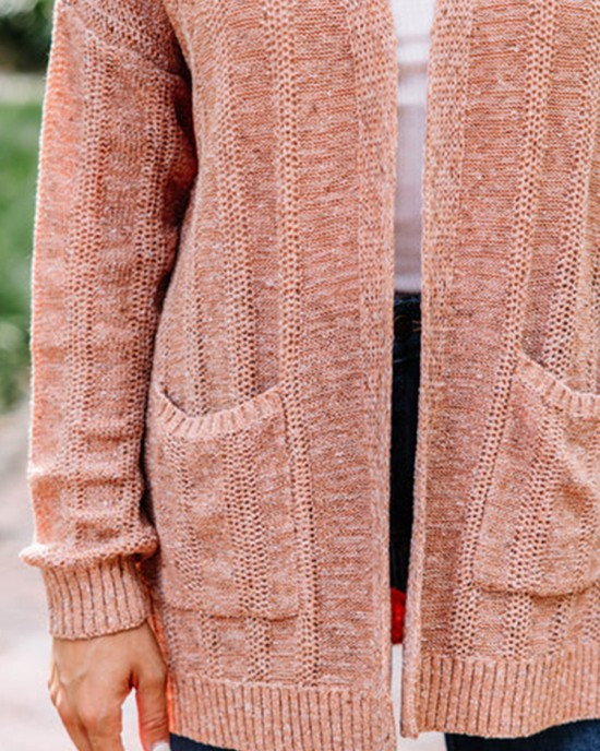 Knitted Brown Cardigan