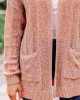 Knitted Brown Cardigan