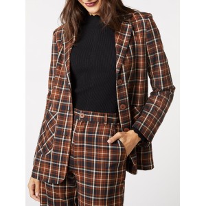 Amber Check Blazer