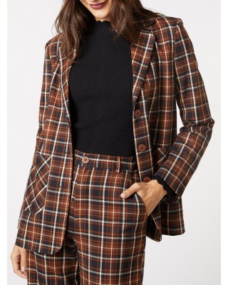 Amber Check Blazer