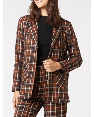 Amber Check Blazer