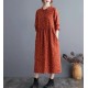Elegant Midi Long Romantic Party Dress Autumn A-Line Dress Elegant Midi Long Romantic Party Dress Autumn A-Line Dress