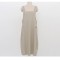 Fashion Cotton Linen Spaghetti Strap Dress Loose Pockets