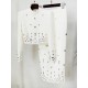 Fashion New Heavy Inlaid Short Top Dress Suit Two-Piece Set Fashion New Heavy Inlaid Short Top Dress Suit Two-Piece Set