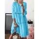 Boho Solid Crew Neck Hollow Out Splice Dress Boho Solid Crew Neck Hollow Out Splice Dress