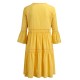 Boho Solid Crew Neck Hollow Out Splice Dress Boho Solid Crew Neck Hollow Out Splice Dress