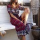 Bohemia Floral Print Long Maxi Dresses Bohemia Floral Print Long Maxi Dresses