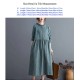 Elegant Midi Long Romantic Party Dress Autumn A-Line Dress Elegant Midi Long Romantic Party Dress Autumn A-Line Dress