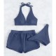 Three-Piece Bikinis Women Swimwear Push Up Swimsuit Three-Piece Bikinis Women Swimwear Push Up Swimsuit
