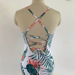 Simple Summer Swimwear Printed Beach Style