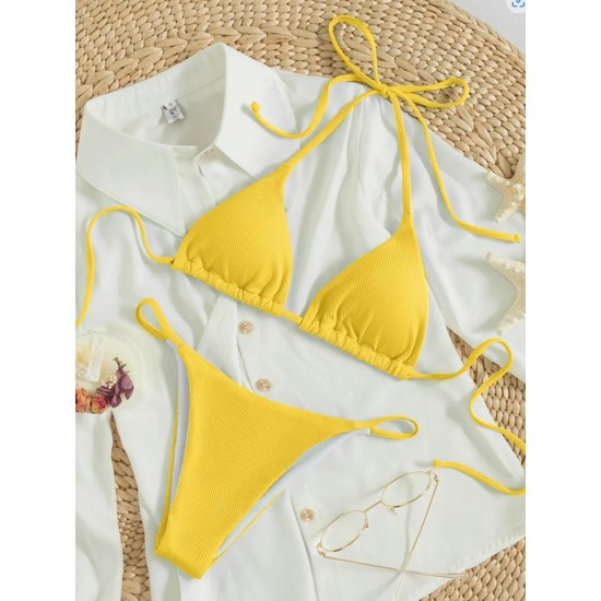 Triangle Swimsuit Brazil Swimwear Beachwear Summer Triangle Swimsuit Brazil Swimwear Beachwear Summer
