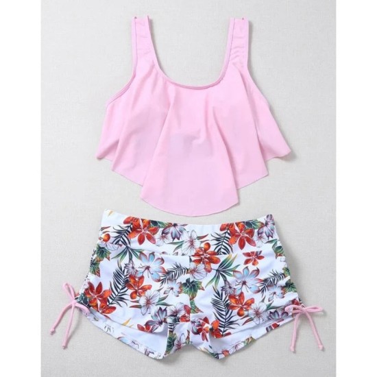 Summer Ruffles Swimsuits Tankini Sets Swimwear Sports Beach Wear Summer Ruffles Swimsuits Tankini Sets Swimwear Sports Beach Wear