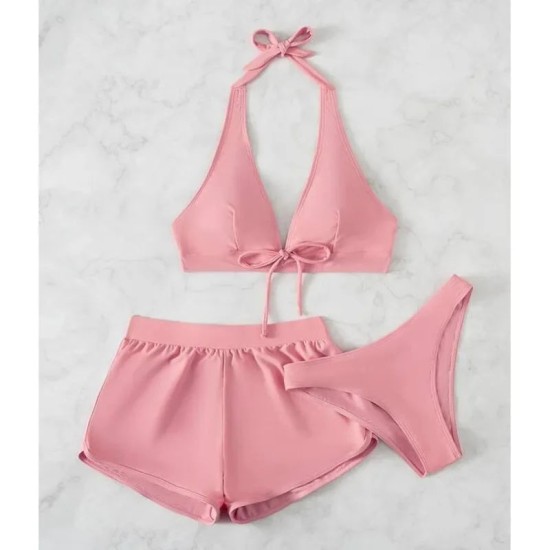 Three-Piece Bikinis Women Swimwear Push Up Swimsuit Three-Piece Bikinis Women Swimwear Push Up Swimsuit