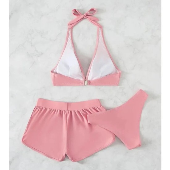 Three-Piece Bikinis Women Swimwear Push Up Swimsuit Three-Piece Bikinis Women Swimwear Push Up Swimsuit