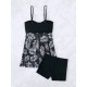 Summer Women Tankini Sets Two Pieces Swimsuit with Shorts Vintage Summer Women Tankini Sets Two Pieces Swimsuit with Shorts Vintage