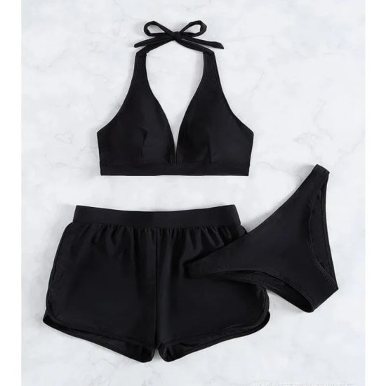 Three-Piece Bikinis Women Swimwear Push Up Swimsuit Three-Piece Bikinis Women Swimwear Push Up Swimsuit