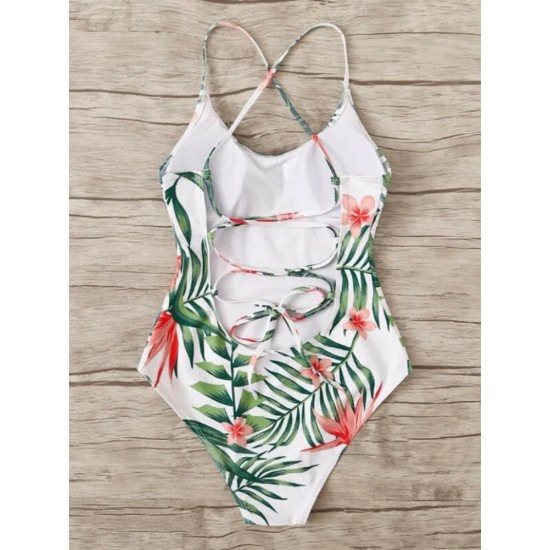 Simple Summer Swimwear Printed Beach Style Simple Summer Swimwear Printed Beach Style
