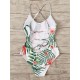 Simple Summer Swimwear Printed Beach Style Simple Summer Swimwear Printed Beach Style