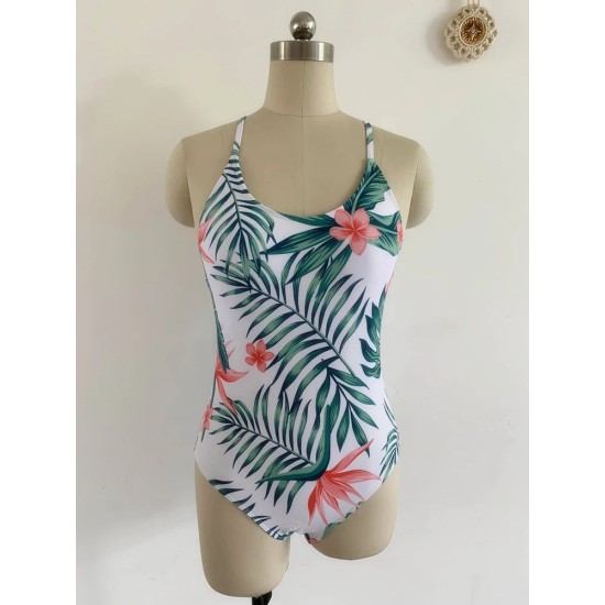 Simple Summer Swimwear Printed Beach Style Simple Summer Swimwear Printed Beach Style