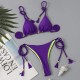 Bikini Zebra Print Two Pieces Swimsuit Thong Bikini Set Bikini Zebra Print Two Pieces Swimsuit Thong Bikini Set