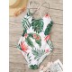 Simple Summer Swimwear Printed Beach Style Simple Summer Swimwear Printed Beach Style