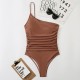 One Piece Swimsuit Women Criss Cross Swimwear High Cut Bodysuit One Piece Swimsuit Women Criss Cross Swimwear High Cut Bodysuit