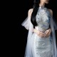 New Light Luxury Minority Adult Ceremony Halter Sleeveless Shoulder Tassel New Chinese Style Cheongsam Evening Dress Dress Women New Light Luxury Minority Adult Ceremony Halter Sleeveless Shoulder Tassel New Chinese Style Cheongsam Evening Dress Dress Women