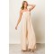 Texture Sleeveless Wide Leg Jumpsuit
