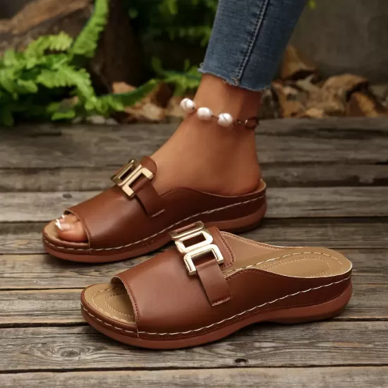 Open Toe Wedge Sandals Open Toe Wedge Sandals