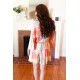 Multicolor Paisley Patchwork Surplice Romper Multicolor Paisley Patchwork Surplice Romper