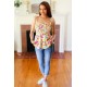 Sunny Days Floral Smocked Shoulder Tie Top in Yellow Sunny Days Floral Smocked Shoulder Tie Top in Yellow