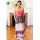 Vacay Vibes Floral Smocked Tube Top Tiered Maxi Dress in Orange Vacay Vibes Floral Smocked Tube Top Tiered Maxi Dress in Orange