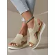 Open Toe Platform Wedge Sandals Open Toe Platform Wedge Sandals