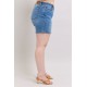 Button Denim Shorts with Pockets Button Denim Shorts with Pockets