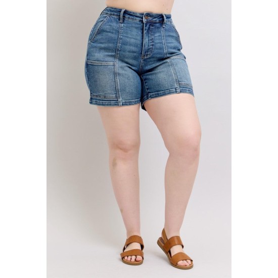 High Rise Denim Shorts High Rise Denim Shorts