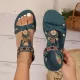 Flower Open Toe Flat Sandals Flower Open Toe Flat Sandals