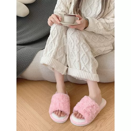 Cozy Open Toe Slippers Cozy Open Toe Slippers