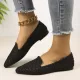 Point Toe Block Heels Slip-Ons Point Toe Block Heels Slip-Ons