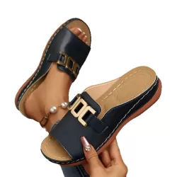 Open Toe Wedge Sandals