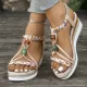 Open Toe Platform Wedge Sandals Open Toe Platform Wedge Sandals