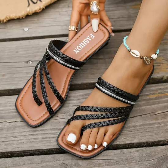 Toe Post Flats Sandals Toe Post Flats Sandals