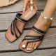 Toe Post Flats Sandals Toe Post Flats Sandals