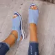 Mesh Open Toe Platform Sandals Mesh Open Toe Platform Sandals