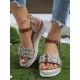 Open Toe Platform Wedge Sandals Open Toe Platform Wedge Sandals