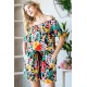 Floral Off-Shoulder Top Floral Off-Shoulder Top