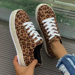 Round Toe Platform Sneakers